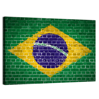 Flag Of Brazil Wall Art