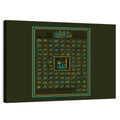 99 Names of Allah Calligraphy Wall Art