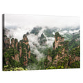 Foggy Zhangjiajie Peaks Wall Art
