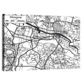 Glasgow City Map Wall Art