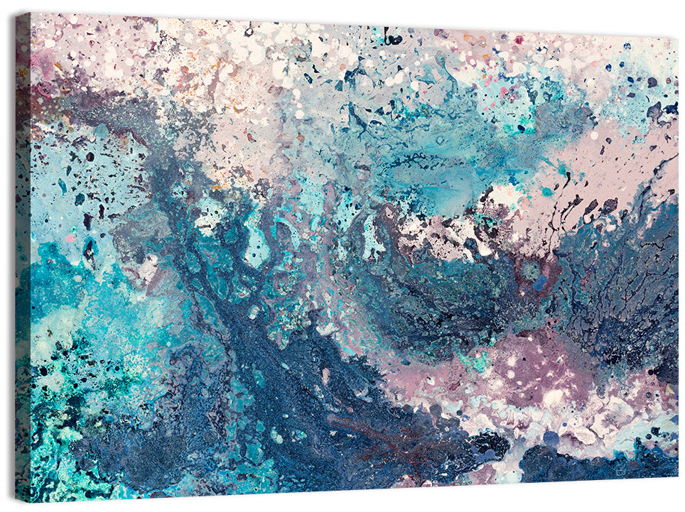 Flowing Seascape Oil Painting Wall Art, canvas print, landscape