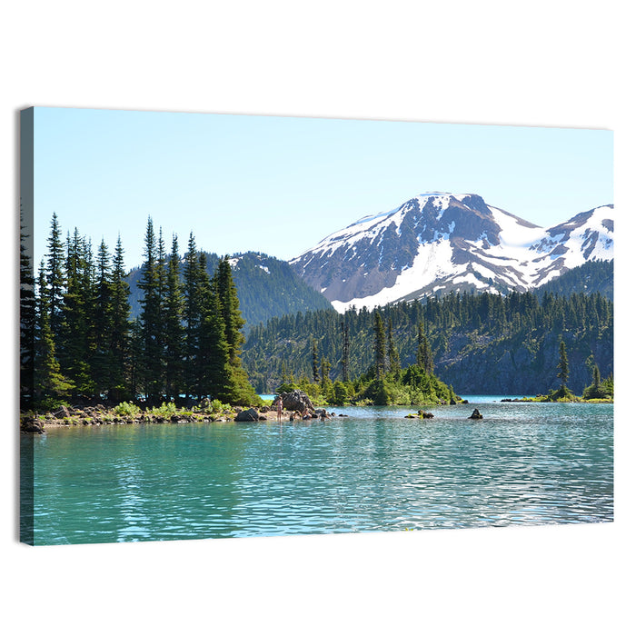 Garibaldi Lake Canada Wall Art as a canvas print