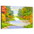 Autumn Forest Creek Flows Wall Art