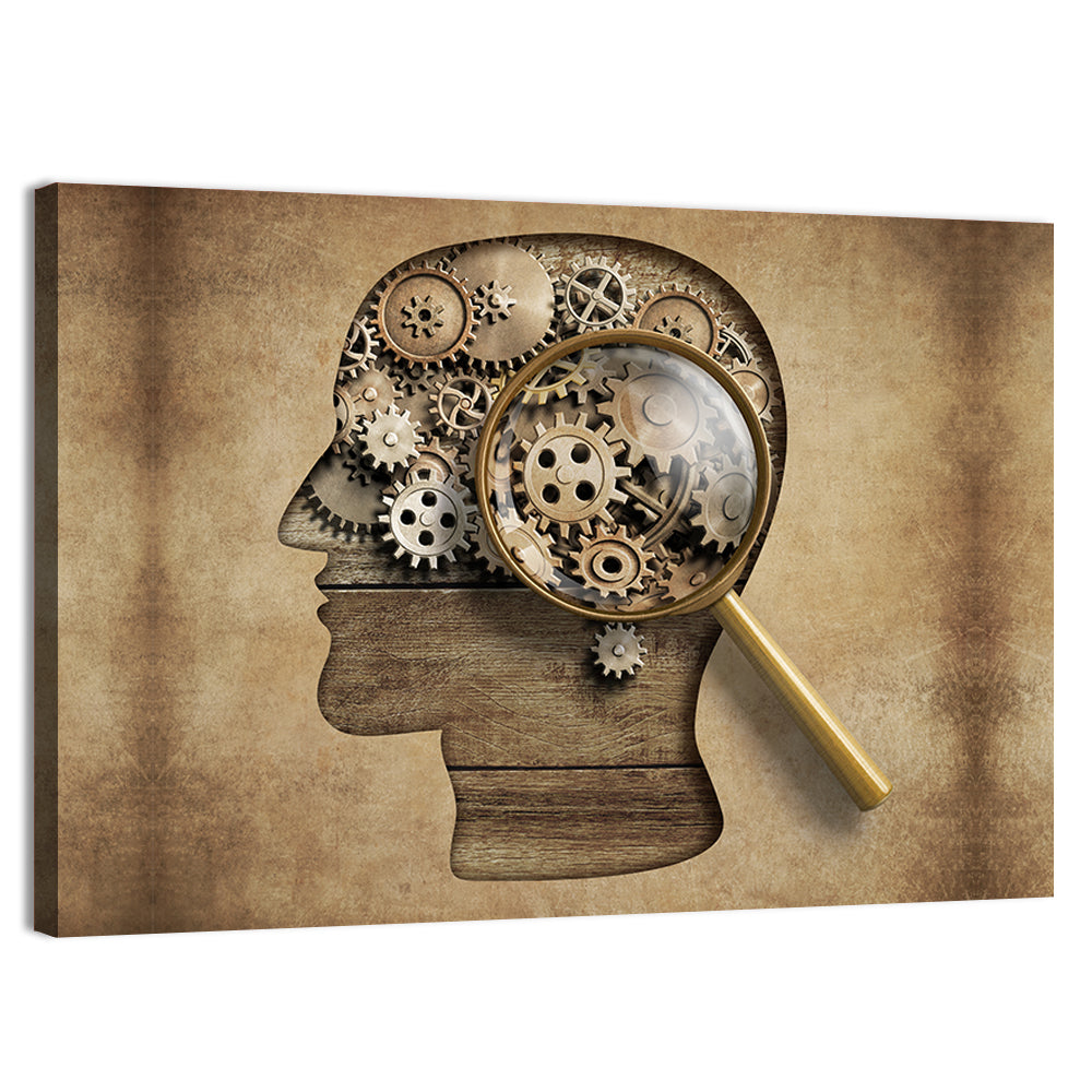 Mechanical Mind Concept Illustration Wall Art