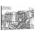 New Orleans Hand-drawn Map Wall Art