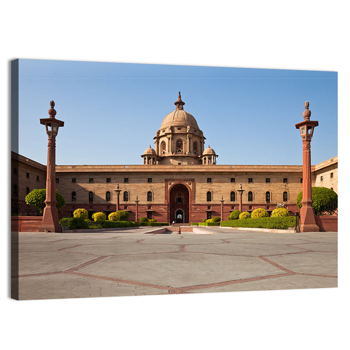 Rashtrapati Bhavan, New Delhi Wall Art as a canvas print