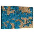 Cracked Blue Enamel Surface Wall Art