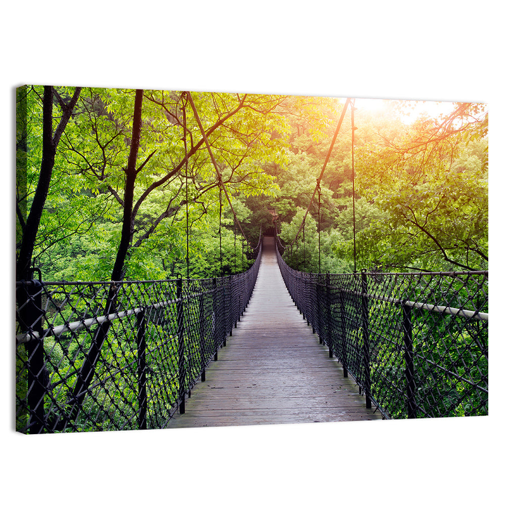 Guilin Jungle Suspension Bridge Wall Art