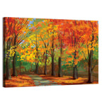 Autumn Forest Pathway Wall Art