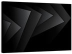 Dark Layered Geometry Wall Art