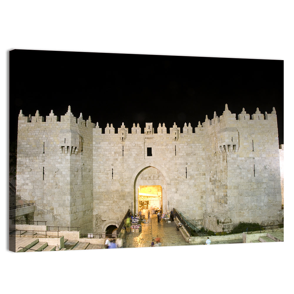 Damascus Gate at Night Wall Art