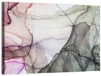 Textured Ink Wash Abstract Wall Art