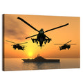 Apache Helicopters at Sunset Wall Art
