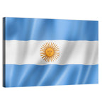 Argentine Flag with Sun Emblem Wall Art