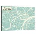 Namur Aerial Map Wall Art