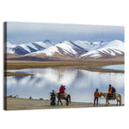 Namco Lake with Horse Riders Wall Art
