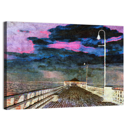 Wooden Beach Pier Wall Art