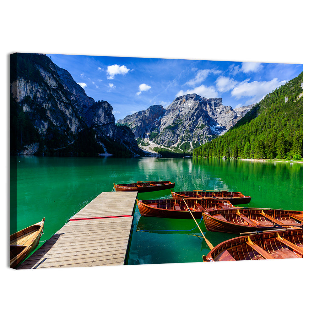Lago Di Braies, Dolomites Wall Art