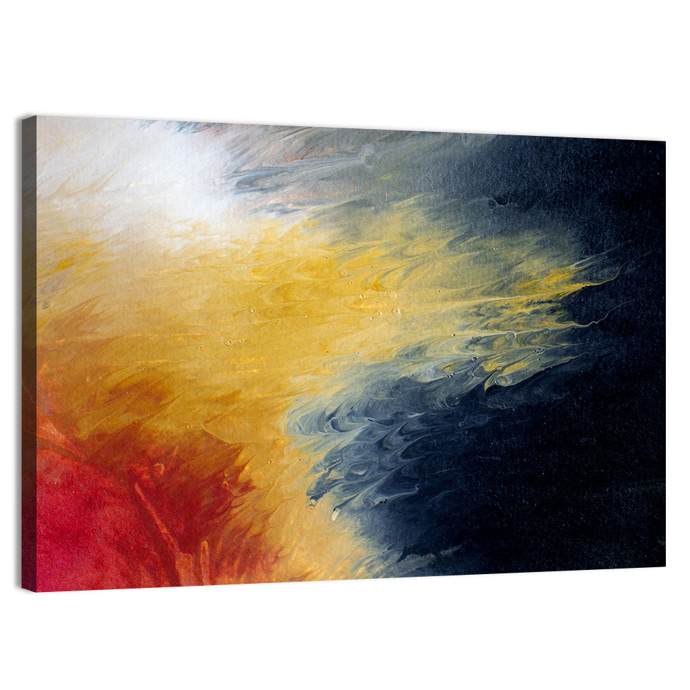 Solar Flare Oil Abstract Wall Art