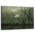 Will O the Wisp in Misty Swamp Wall Art