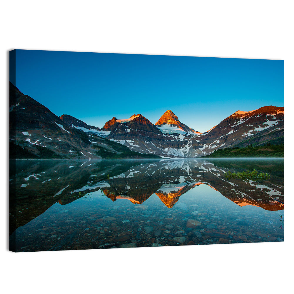 Reflection of Mount Assiniboine Wall Art