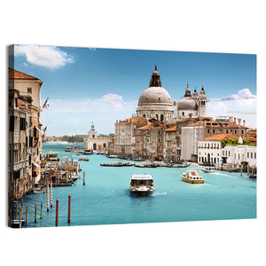 Grand Canal & Basilica Santa Maria Della Salute Wall Art