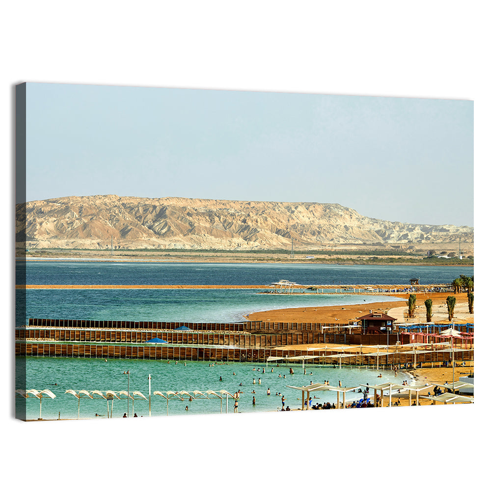 Salt Lake In Jordan Wall Art
