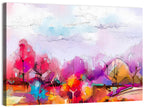 Impasto Meadow Landscape Wall Art
