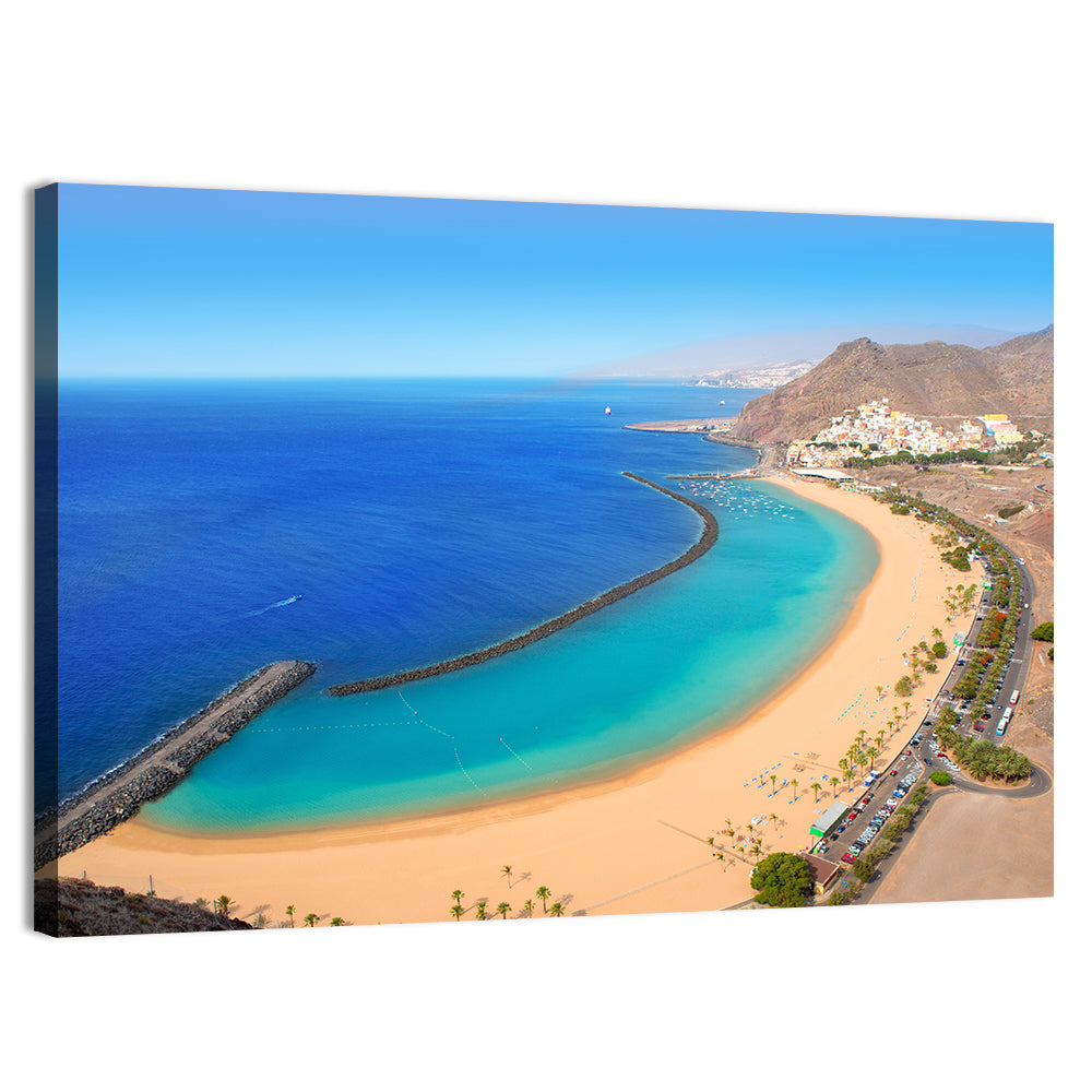 Las Teresitas Beach, Tenerife Wall Art, canvas print, landscape