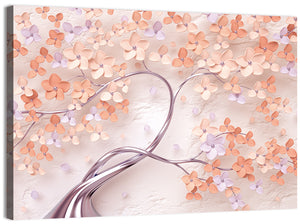 Vintage Floral Abstract Wall Art