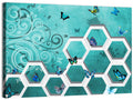 3d Butterfly Abstract Wall Art