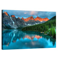 Moraine Lake at Golden Hour Wall Art