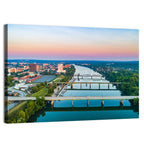 Augusta Savannah River Skyline Wall Art