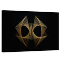 Antique Gold String Geometry Wall Art