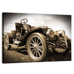 Sepia Vintage Roadster Side Profile Wall Art