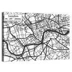 Hand Drawn London Map Wall Art