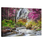 Klonglan Forest Waterfall, Thailand Wall Art