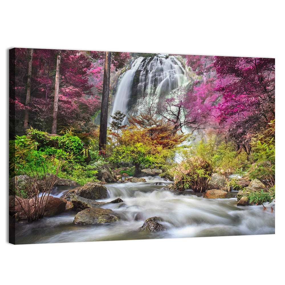Klonglan Waterfall Wall Art, canvas print, landscape