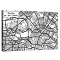 Hand-drawn Berlin City Map Wall Art