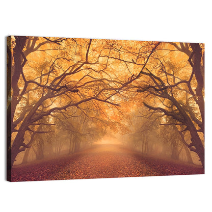 Autumn Wooden Forest Wall Art