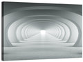 White Arched Corridor Wall Art