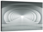 White Arched Corridor Wall Art