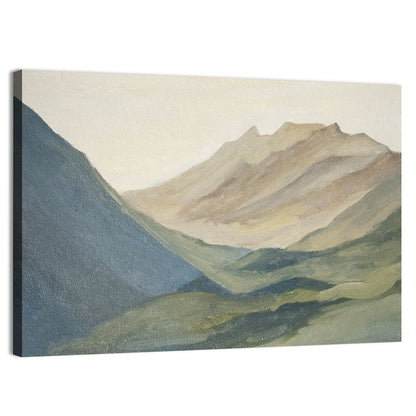 Mountains At Dawn Artwork Wall Art