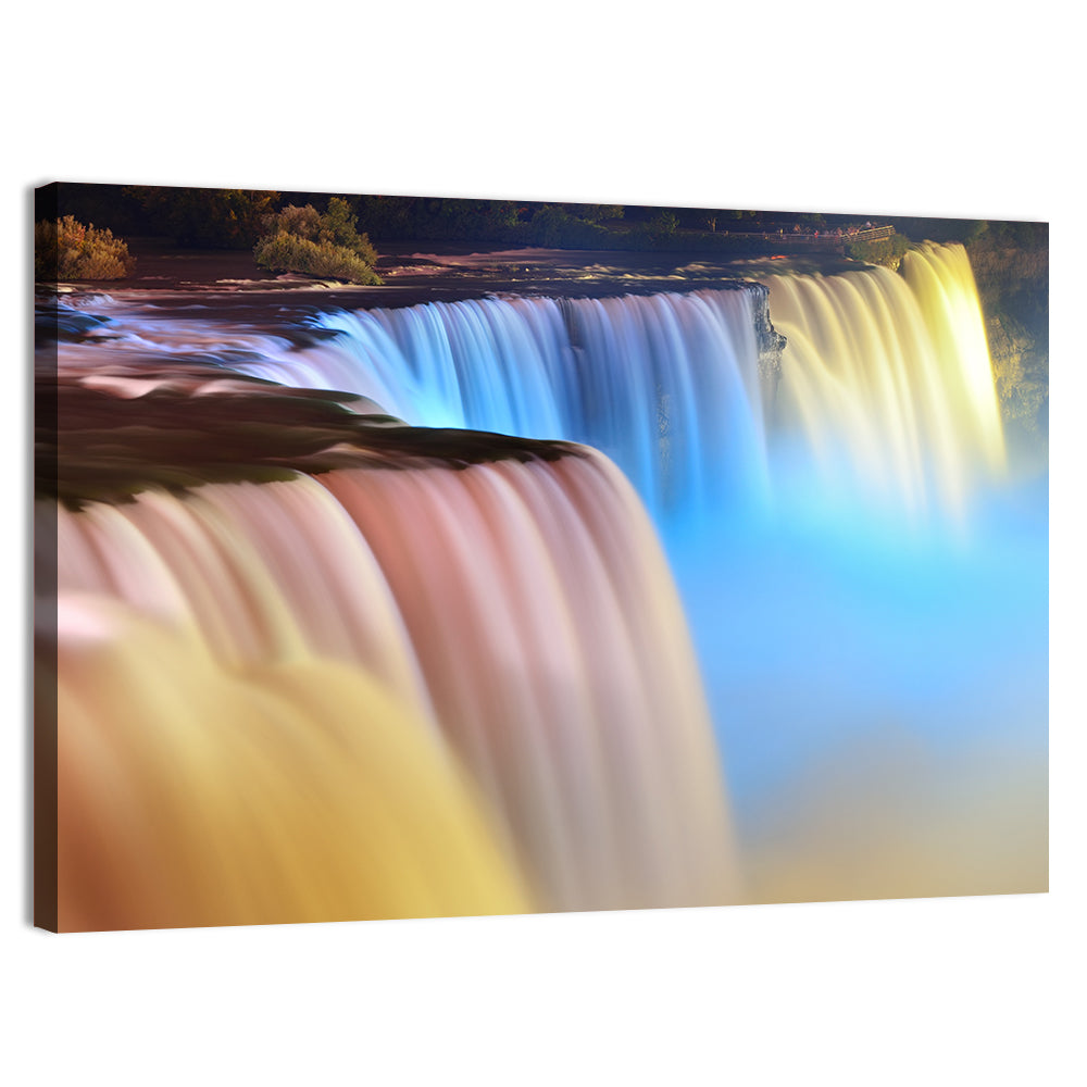 Niagara Falls Nightscape Wall Art, canvas print, landscape