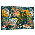 Tropical Monstera Palm Pattern Wall Art
