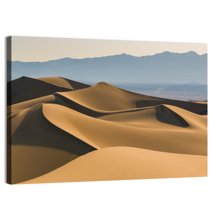 Death Valley Sand Dunes Wall Art as a canvas print