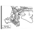 Darwin Minimalist City Map Wall Art