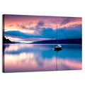 Lake Brienz Sunset with Sailboat Wall Art