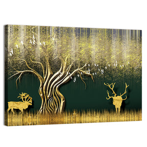 3D Jungle Wallpaper Wall Art