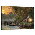 Fairy House on the Lake Wall Art